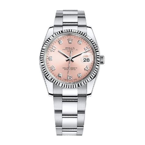 rolex date 34 rosa|rolex oysterdate 34mm.